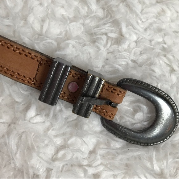 3/$25 Doppia Vita Leather Belt - Picture 2 of 6
